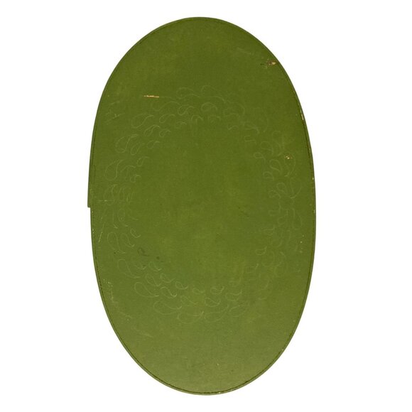 Large Green Shaker Style Box With Hand Painted Partridge Quail Birds - Picture 9 of 9